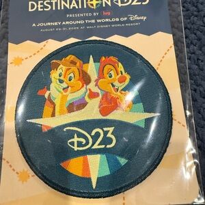 Disney D23 Chip and Dale Adventure Patch